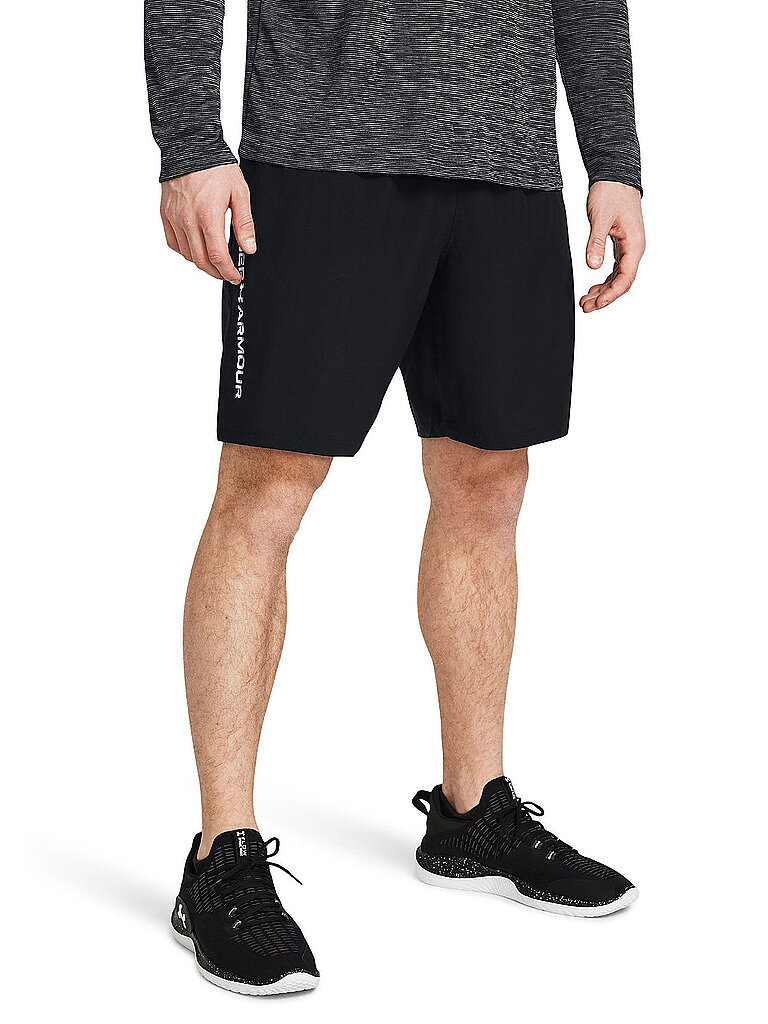 UNDER ARMOUR Herren Shorts UA Woven Wordmark schwarz | S